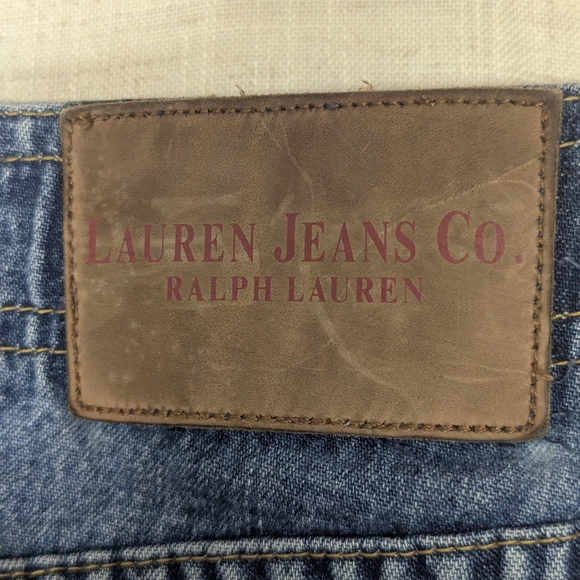 Lauren Ralph Lauren Patchwork Denim Maxi Skirt 20W Plus Size Y2K Vintage - Picture 4 of 16